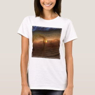 Camiseta Discos De Estrellas De Círculo De Material De Form