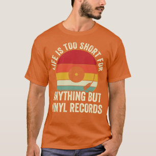 Camiseta Discos de vinilo divertidos coleccionando LP amant