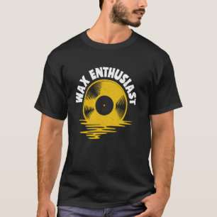 Camiseta Discos de Vinilo Enthusiasta de Cera