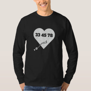 Camiseta Discos de vinilo LP coleccionista DJ Heart RPM 33