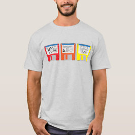 Camiseta Discos Flexibles de Medios Retro de Principios de