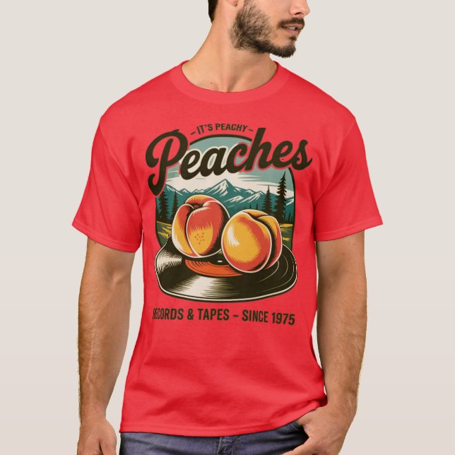 Camiseta Discos Vintage Peaches (Anverso)