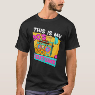 Camiseta Discostume disco de los años 90 Retro de música de