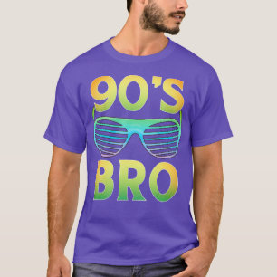 Camiseta Discoteca de estilo Bro Retro de los 90 Gafas de s