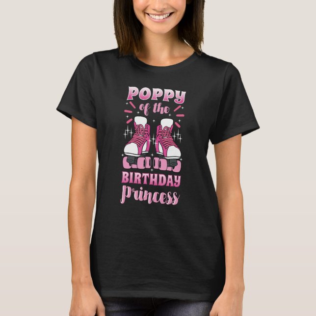 Camiseta Discoteca de la princesa naciente Roller Skati (Anverso)