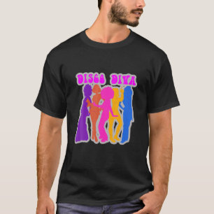 Camiseta Discoteca Diva Disco Set Mujeres Disco Chica Costu