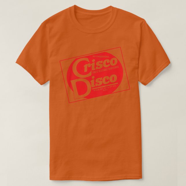 Camiseta Discoteca gay defunción Crisco Disco 70s 80s NYC (Diseño del anverso)