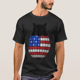 Camiseta Discoteca patriótica Bandera estadounidense Disco 