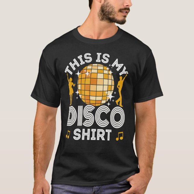 Camiseta Discotecas masculinas de 70 y 80 (Anverso)