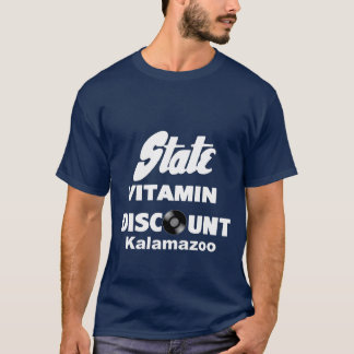 Camiseta Discount de la vitamina del estado de Kalamazoo