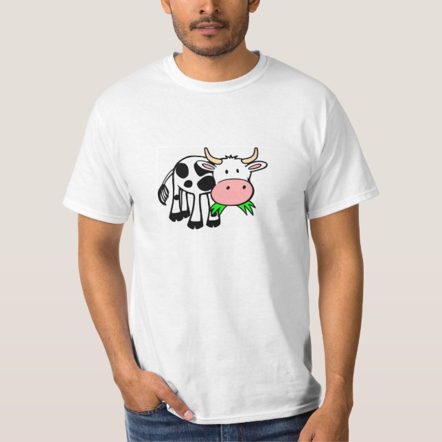 Camiseta Discount T-shirt sabe “vaca Divertida " (Anverso)