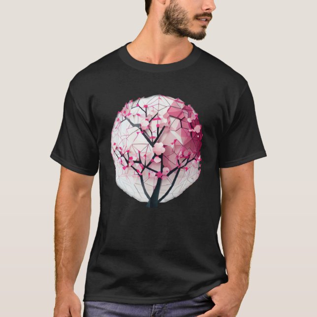 Camiseta Discover the Serenity of Spring with a Cherry Blos (Anverso)
