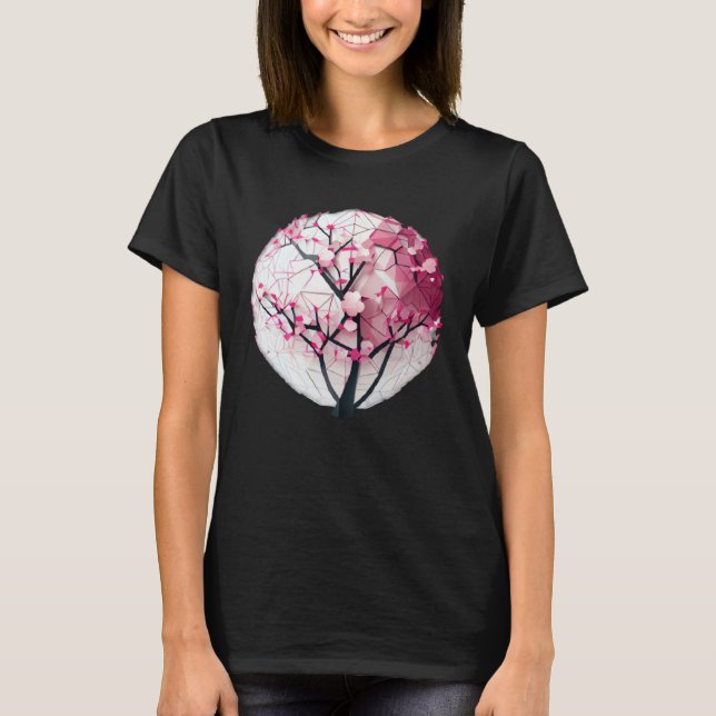 Camiseta Discover the Serenity of Spring with a Cherry Blos (Anverso)