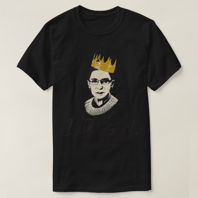 Camiseta Discrepo de RBG Ruth Bader Ginsburg Lace Collar Gr (Diseño del anverso)
