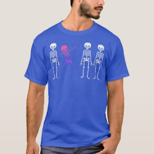 Camiseta Discreto esqueleto bisexual sutil Bi Orde Hallowee