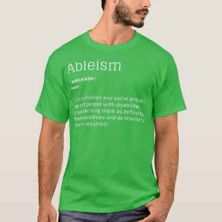 Camiseta Discriminación por ableismo de personas con discap
