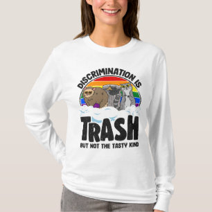 Camiseta Discriminación: Trash Gay Pride Raccoon Opossum