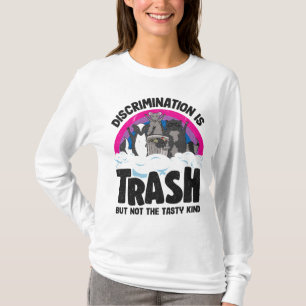 Camiseta Discriminación: Trash Opossum Raccoon Bisexual B