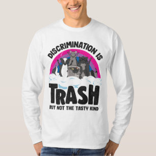 Camiseta Discriminación: Trash Opossum Raccoon Bisexual B