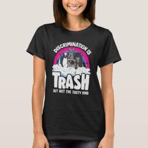 Camiseta Discriminación: Trash Opossum Raccoon Bisexual B