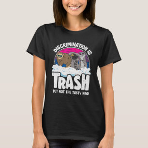 Camiseta Discriminación: Trash Opossum Raccoon Bisexual B