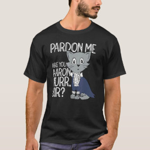 Camiseta Disculpe ¿Es usted Aaron Purr señor gato  Dueño de
