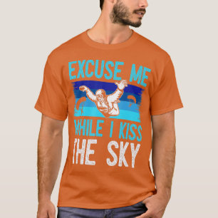 Camiseta Disculpe Mientras Beso El Buceo Gracioso Del Cielo