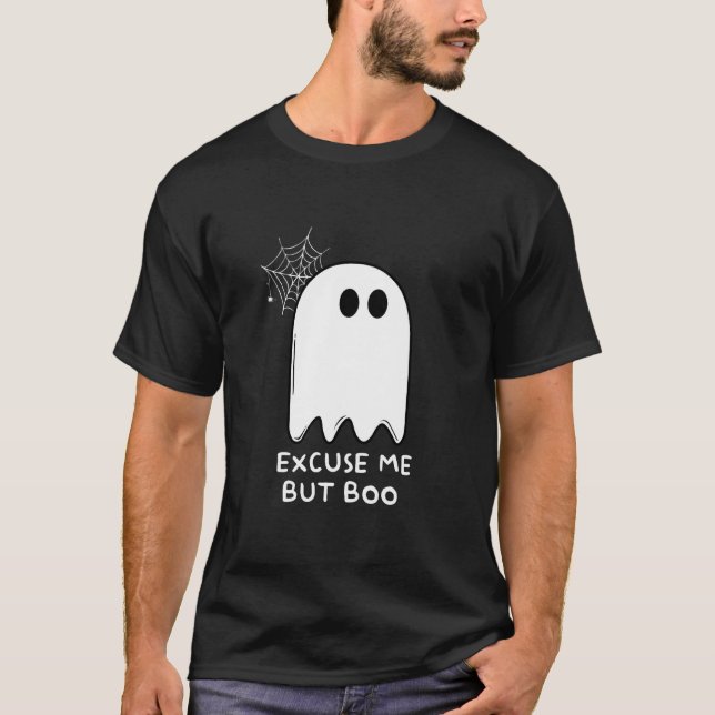 Camiseta Discúlpenme, pero boo lindo fantasma parodiaba a d (Anverso)
