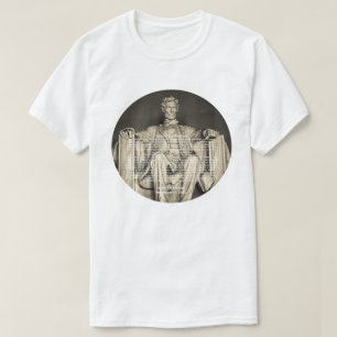 Camiseta Discurso de Lincoln sobre Gettysburg, 19 de noviem