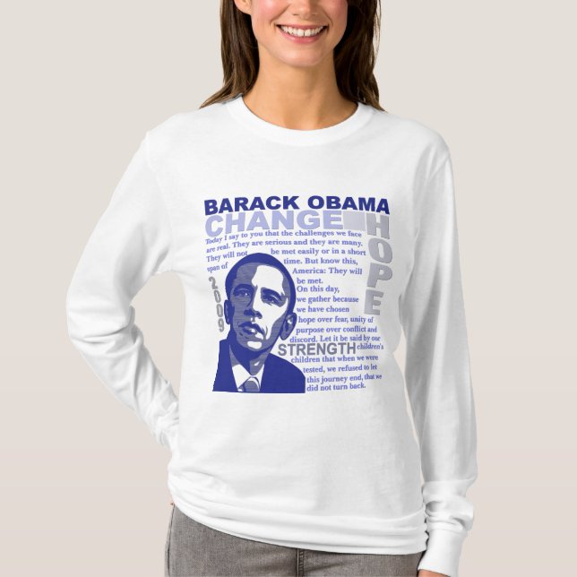 Camiseta Discurso de Obama (Anverso)