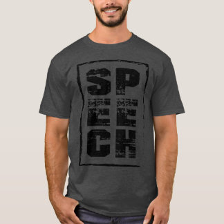 Camiseta Discurso de tratamiento del habla