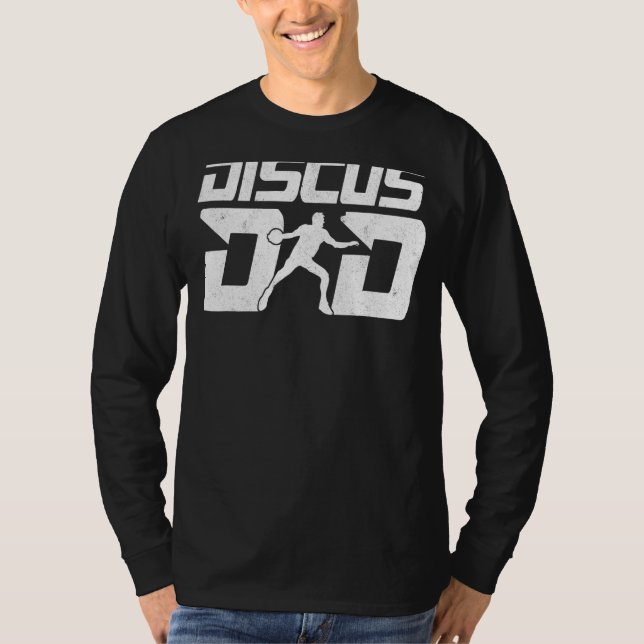 Camiseta Discus Dad Thrower Father Track And Field Thing (Anverso)