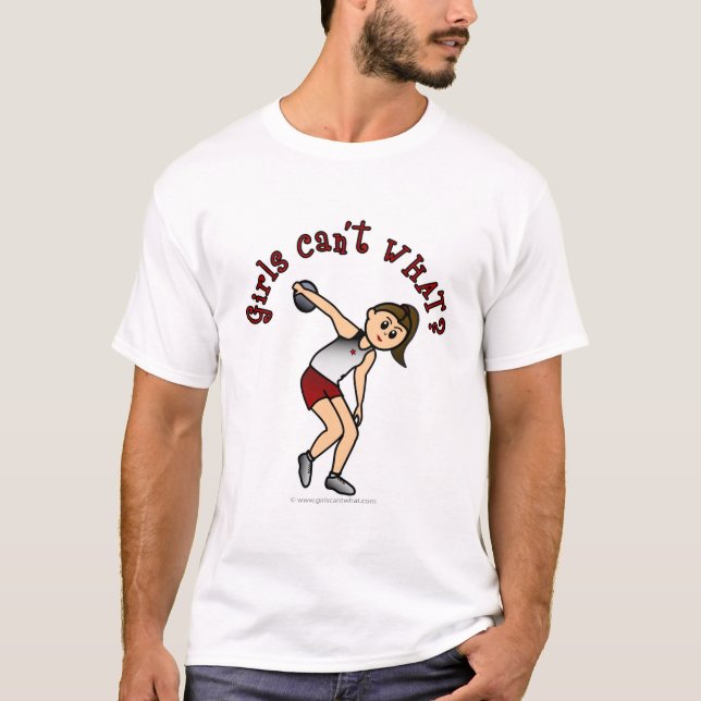 Camiseta Discus femenino ligero (Anverso)