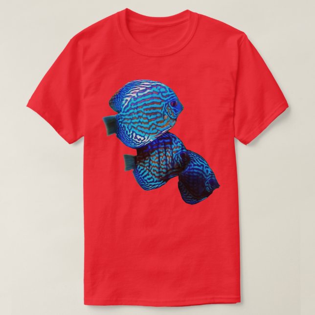 CAMISETA DISCUS FISH TURQUOISE (Diseño del anverso)