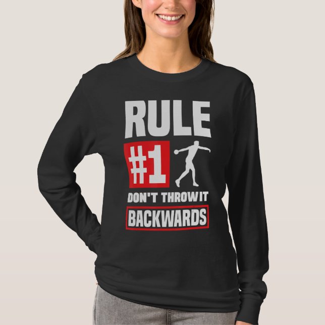 Camiseta Discus Lanzando Discus Thrower Track Y Field Rut (Anverso)