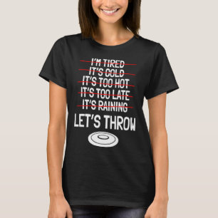 Camiseta Discus Throw Player Disc Athletes Sports Track y