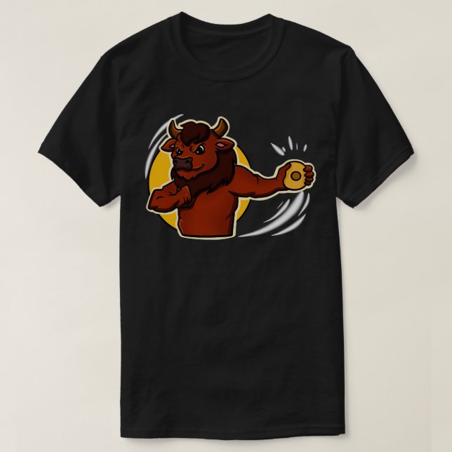Camiseta Discus Thrower Bison (Diseño del anverso)