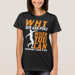 Camiseta Discus Thrower Por Qué Corre Y Empuja El Discus