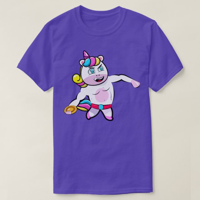 Camiseta Discus Thrower Unicorn (Diseño del anverso)