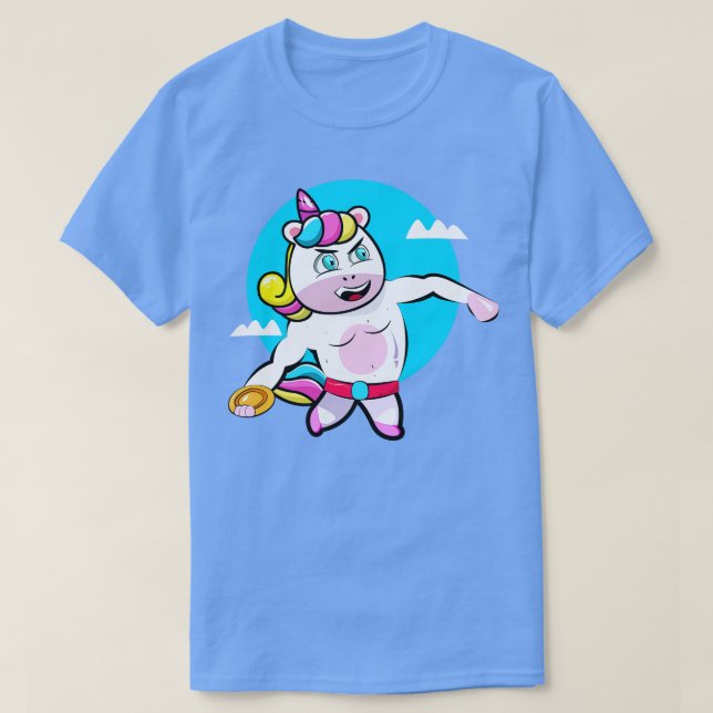 Camiseta Discus Thrower Unicorn 2 (Diseño del anverso)