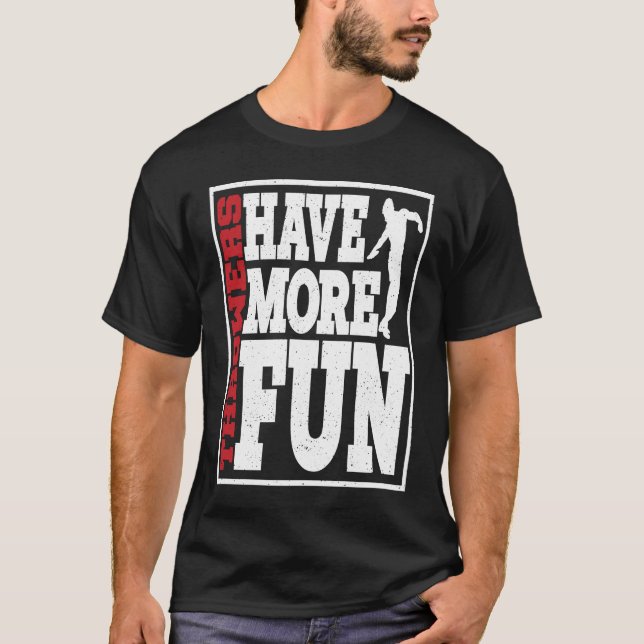 Camiseta Discus Throwers Have More Fun Discus Throwing (Anverso)