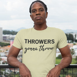 Camiseta Discus Throwers van a tirar de divertida manera