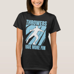 Camiseta Discus Throwrowers tiene más Discus divertido lanz