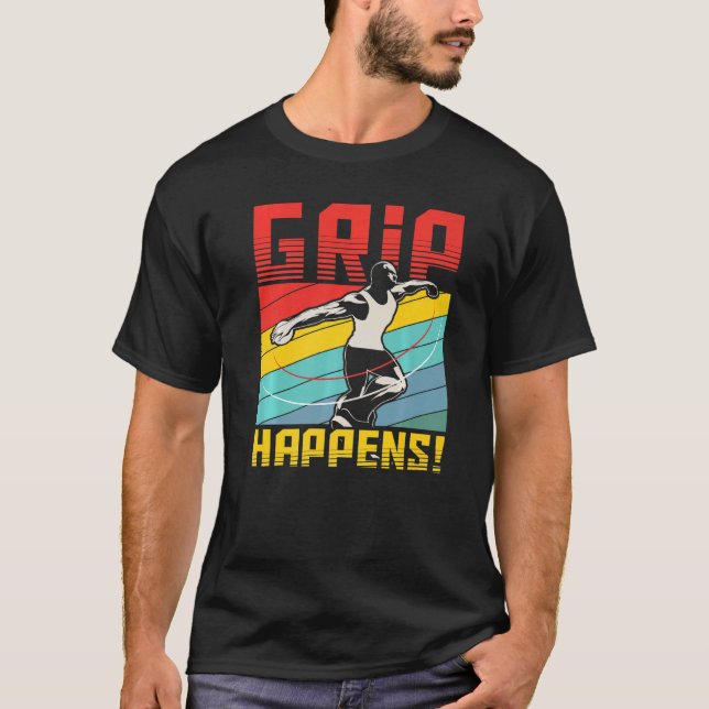 Camiseta Discus Track And Field Discus Discus (Anverso)