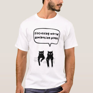 Camiseta Discutiendo los planes de dominación mundial