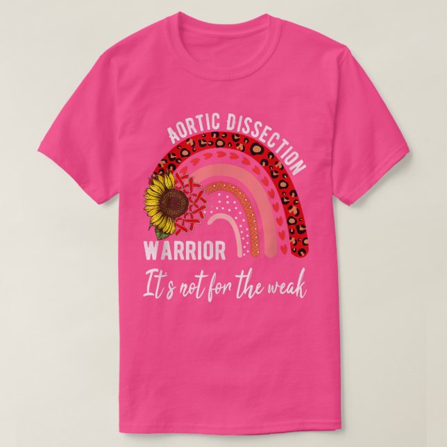 Camiseta Disección aórtica, concientización (Diseño del anverso)