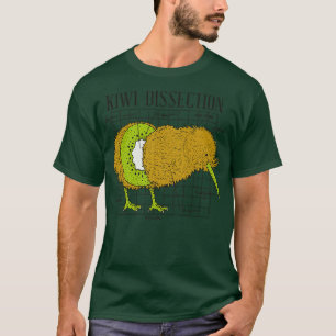 Camiseta Disección divertida de las aves en Kiwi Biología c