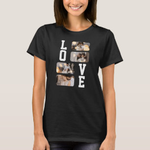 Camiseta Diseña tu propio collage de 4 fotos