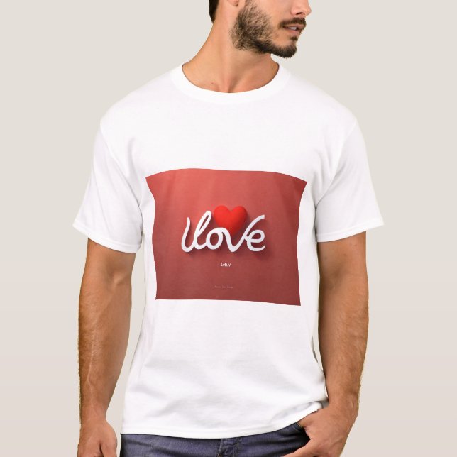 Camiseta diseñada a la moda (Anverso)