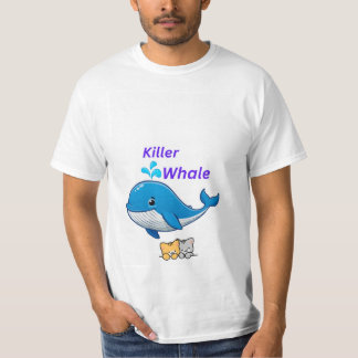 Camiseta diseñada para amantes de ballenas asesina